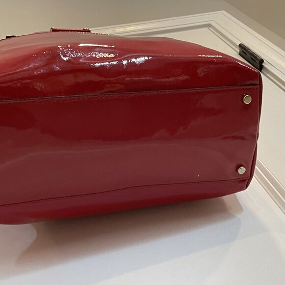 Kate Spade Red Patent Leather Tote - Picture 3 of 8